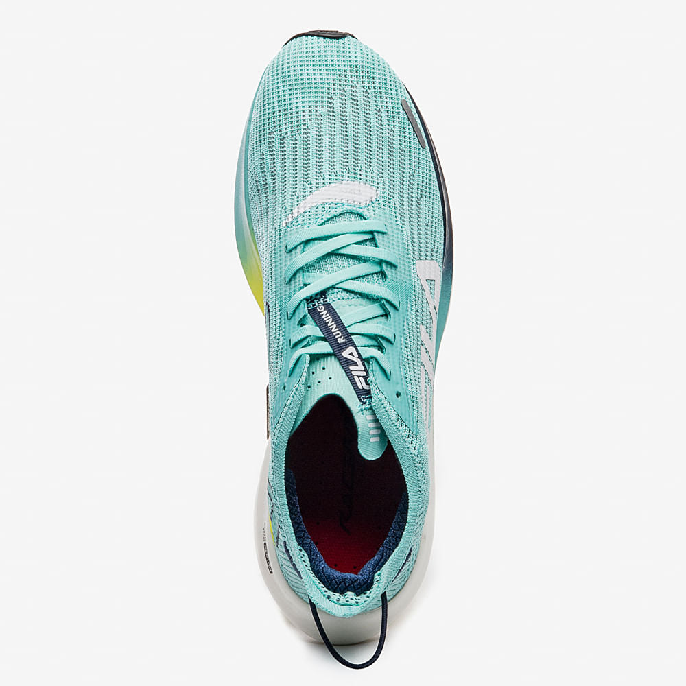 Tênis de Corrida Fila Racer Carbon 2 - Azul / Marinho / Branco - Feminino