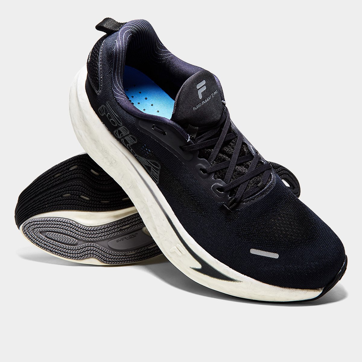 Tênis de Corrida Fila Float Maxxi 2 Pro - Preto / Grafite - Masculino