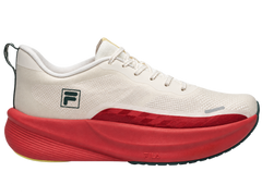 LANÇAMENTO - Tênis de Corrida/Hyrox Fila Aero Skyfoam - Bege / Vermelho / Verde - Feminino