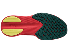 LANÇAMENTO - Tênis de Corrida/Hyrox Fila Aero Skyfoam - Bege / Vermelho / Verde - Feminino