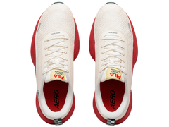 LANÇAMENTO - Tênis de Corrida/Hyrox Fila Aero Skyfoam - Bege / Vermelho / Verde - Feminino