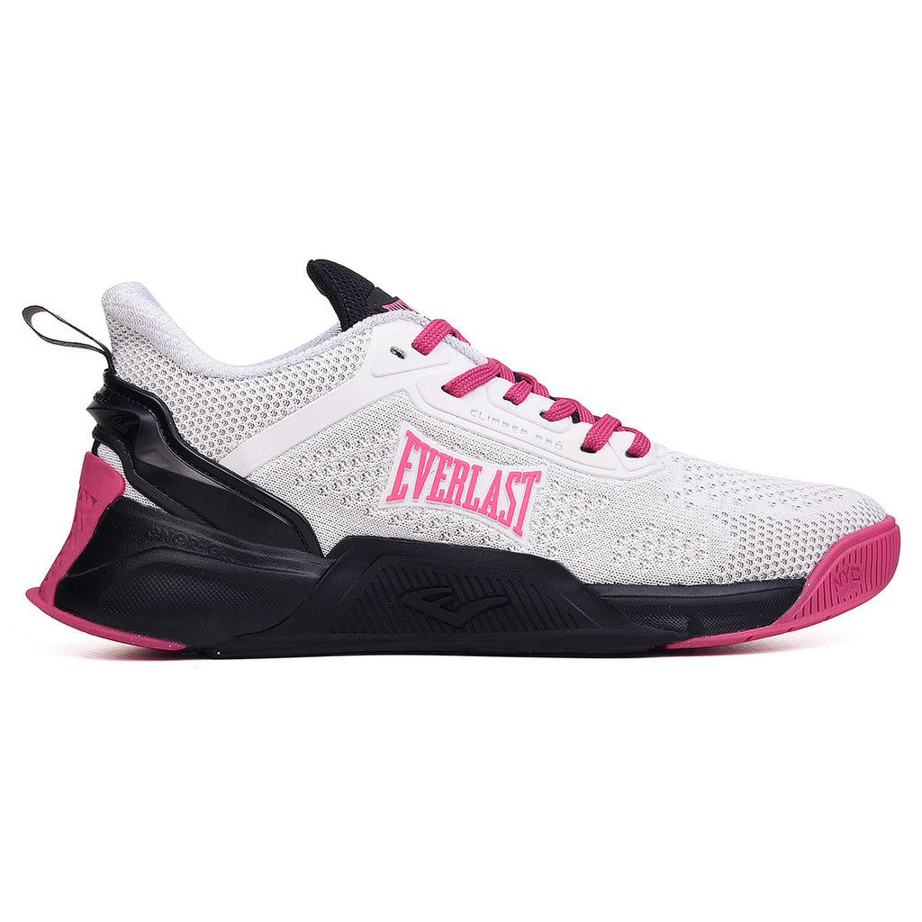 Tênis de Cross Everlast Climber Pro - Branco/ Rosa / Preto- Feminino -  TÊNIS COM FORMA GRANDE ! COMPRAR UM NUMERO MENOR QUE O HABITUAL.