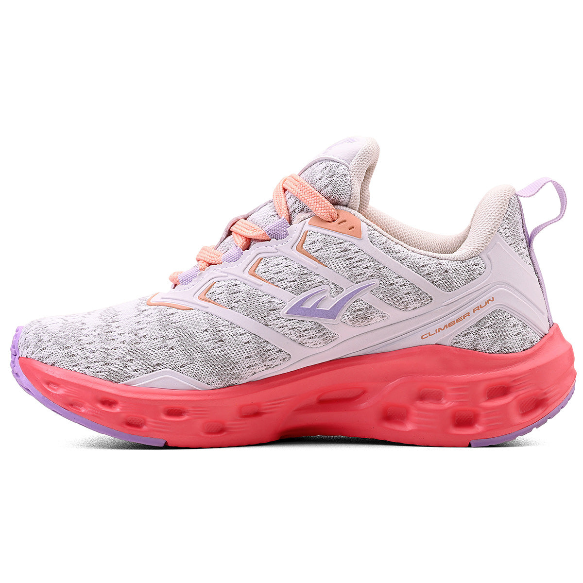 LANÇAMENTO  - Tênis de Corrida Everlast Climber Run - Branco / Lilás - Feminino