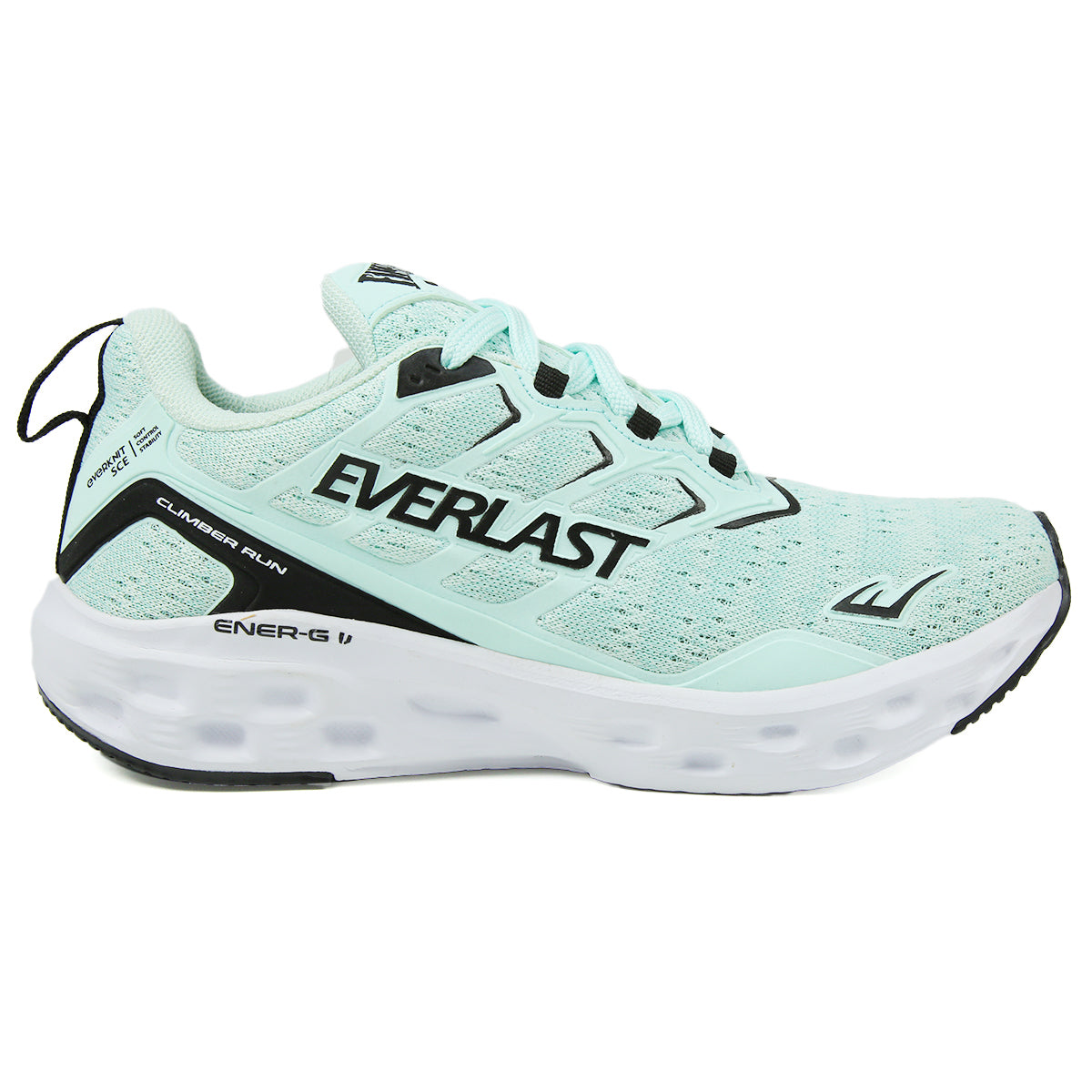 LANÇAMENTO - Tênis de Corrida Everlast Climber Run - Verde / Preto - Feminino