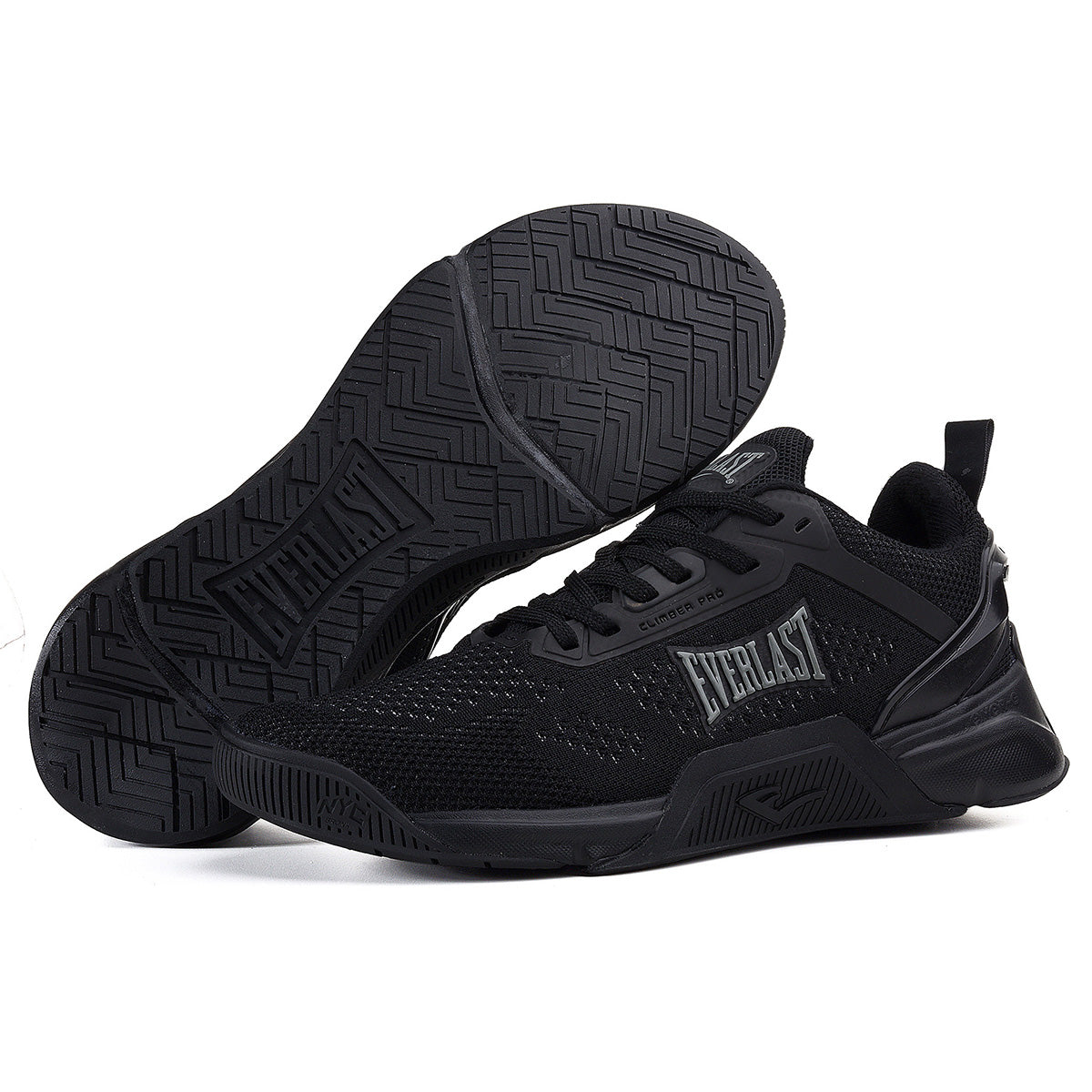 Tênis de Cross Climber Pro Everlast - Preto - Unissex - TÊNIS COM FORMA GRANDE ! COMPRAR UM NUMERO MENOR QUE O HABITUAL.