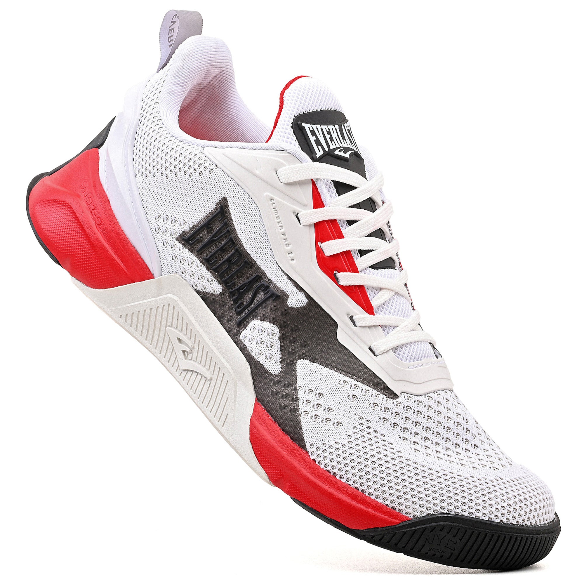 LANÇAMENTO - Tênis de Cross Everlast Climber Pro 2.0 - Branco / Preto - Unissex -  TÊNIS COM FORMA GRANDE ! COMPRAR UM NUMERO MENOR QUE O HABITUAL