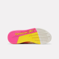 LANÇAMENTO - Tênis de Cross Reebok Nano X5 - Rosa / Amarelo - Feminino