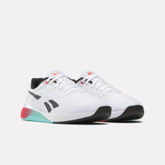 LANÇAMENTO - Tênis de Cross/Treino Reebok Nano X5 - Branco / Vermelho - Masculino