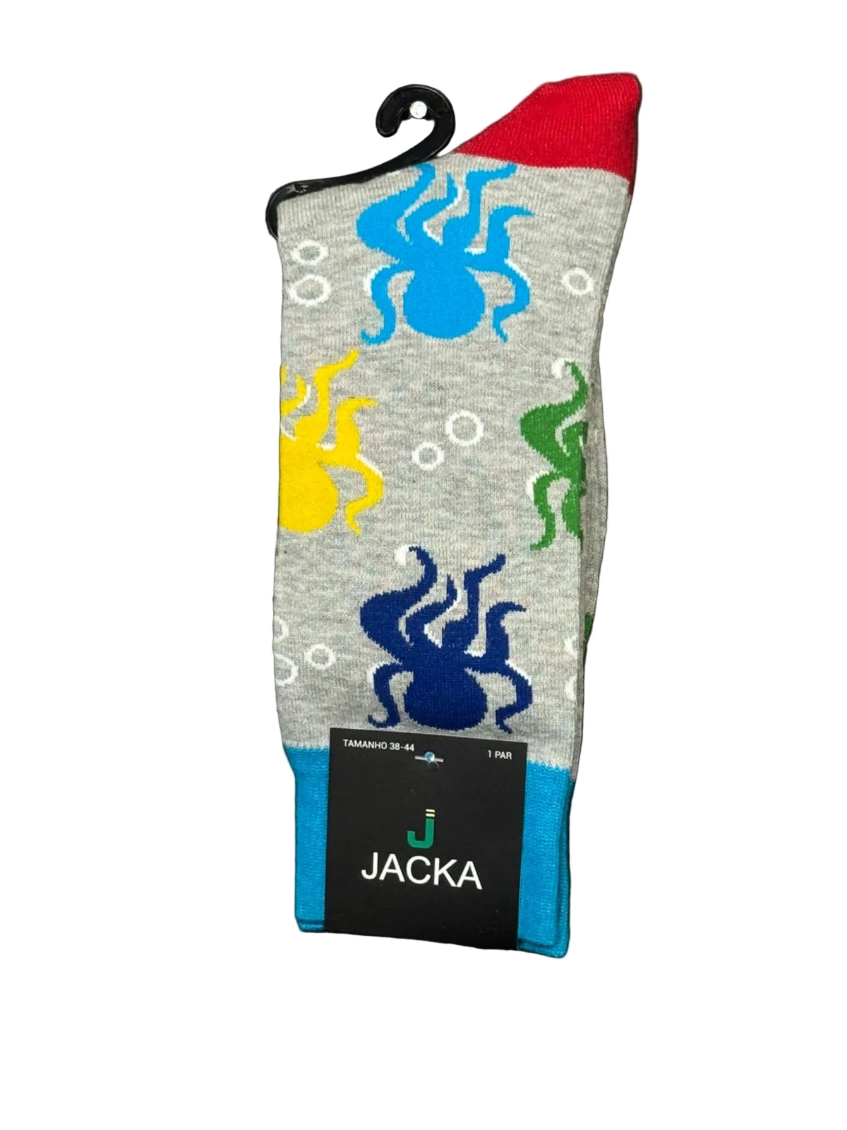 MEIA ESPORTIVA ALGODÃO CINZA / Polvo