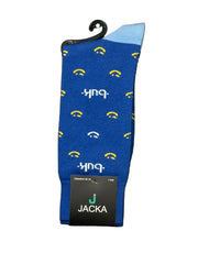 MEIA ESPORTIVA ALGODÃO AZUL / Carinhas