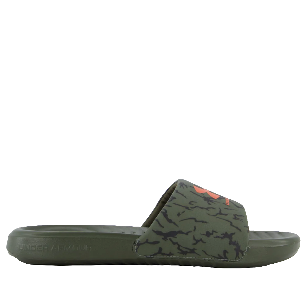 Chinelo Under Armour Ansa Graphic - Verde / Laranja - Masculino