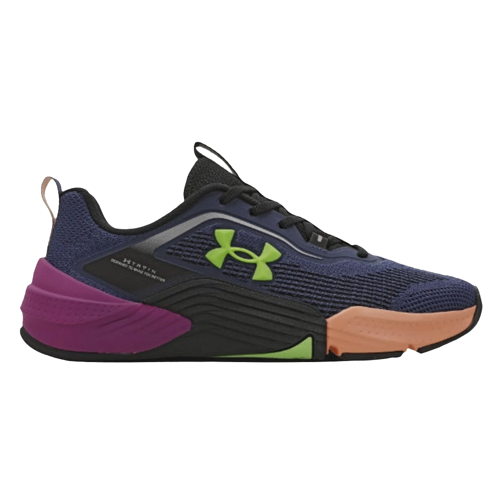 LANÇAMENTO - Tênis de Cross Under Armour Tribase Reps 2 SE - Azul / Roxo / Laranja - Unissex