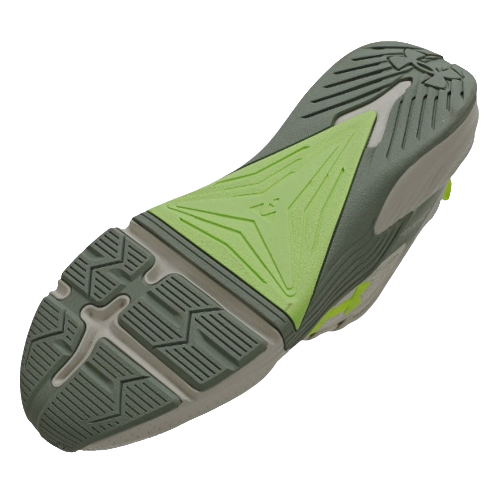LANÇAMENTO - Tênis de Cross Under Armour Tribase Reps 2 SE - Cinza / Verde -  Unissex