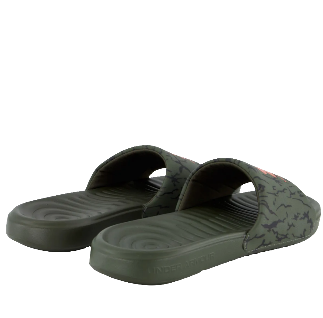 Chinelo Under Armour Ansa Graphic - Verde / Laranja - Masculino