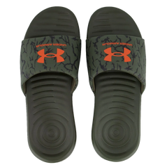 Chinelo Under Armour Ansa Graphic - Verde / Laranja - Masculino