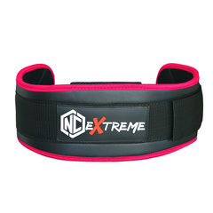 Cinturão NC EXTREME para agachamento - Preto / Rosa