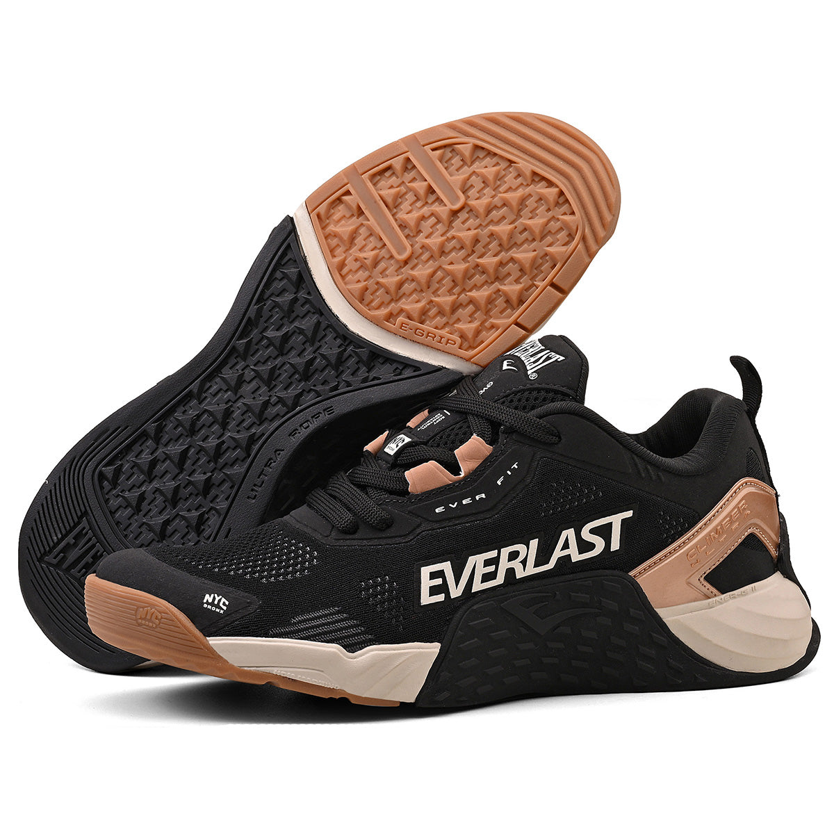 LANÇAMENTO - Tênis de Cross Everlast Climber Ultra - Preto / Marrom - Unissex