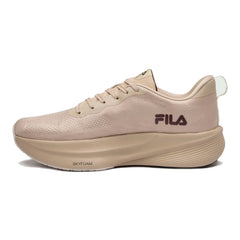 LANÇAMENTO - Tênis de Corrida/Hyrox Fila Aero Skyfoam - Bege / Vinho - Feminino
