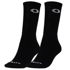 Meia Cano Alto Oakley Crew Preta