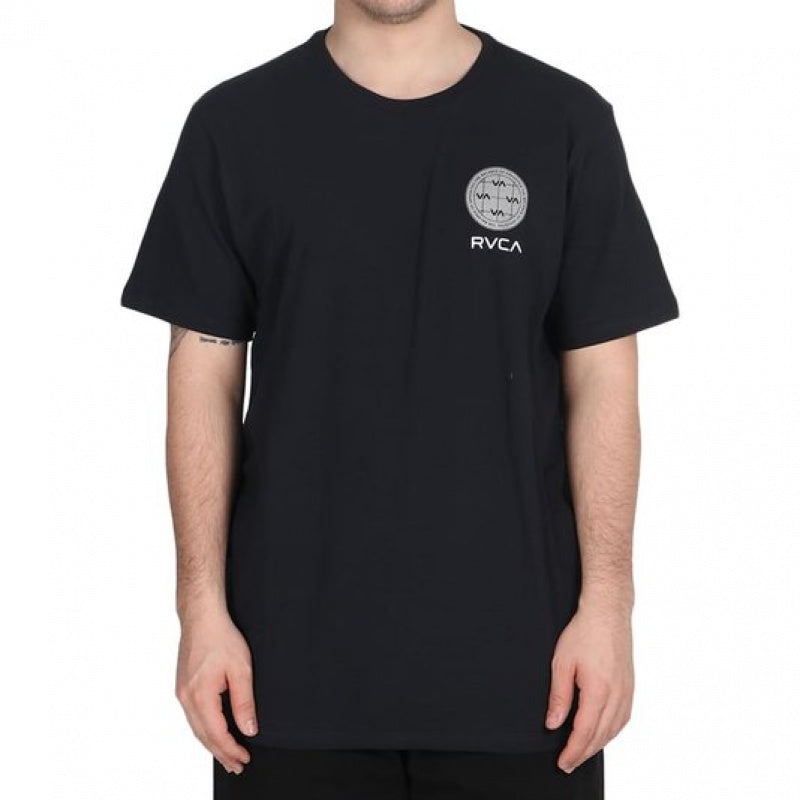 Camiseta RVCA Pin Clube - Preto