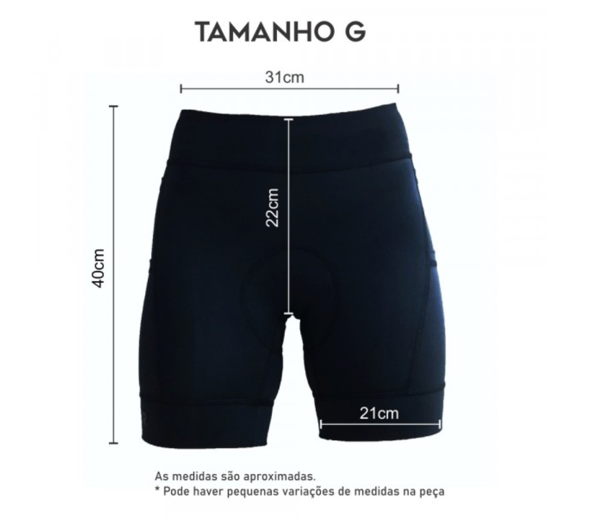 Bermuda de Compressão Feminina G - Sport Br