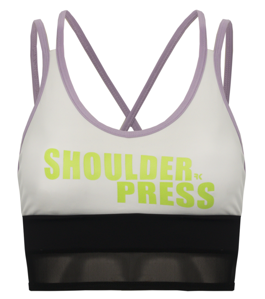 Top RokBox Shoulder Press White - Feminino