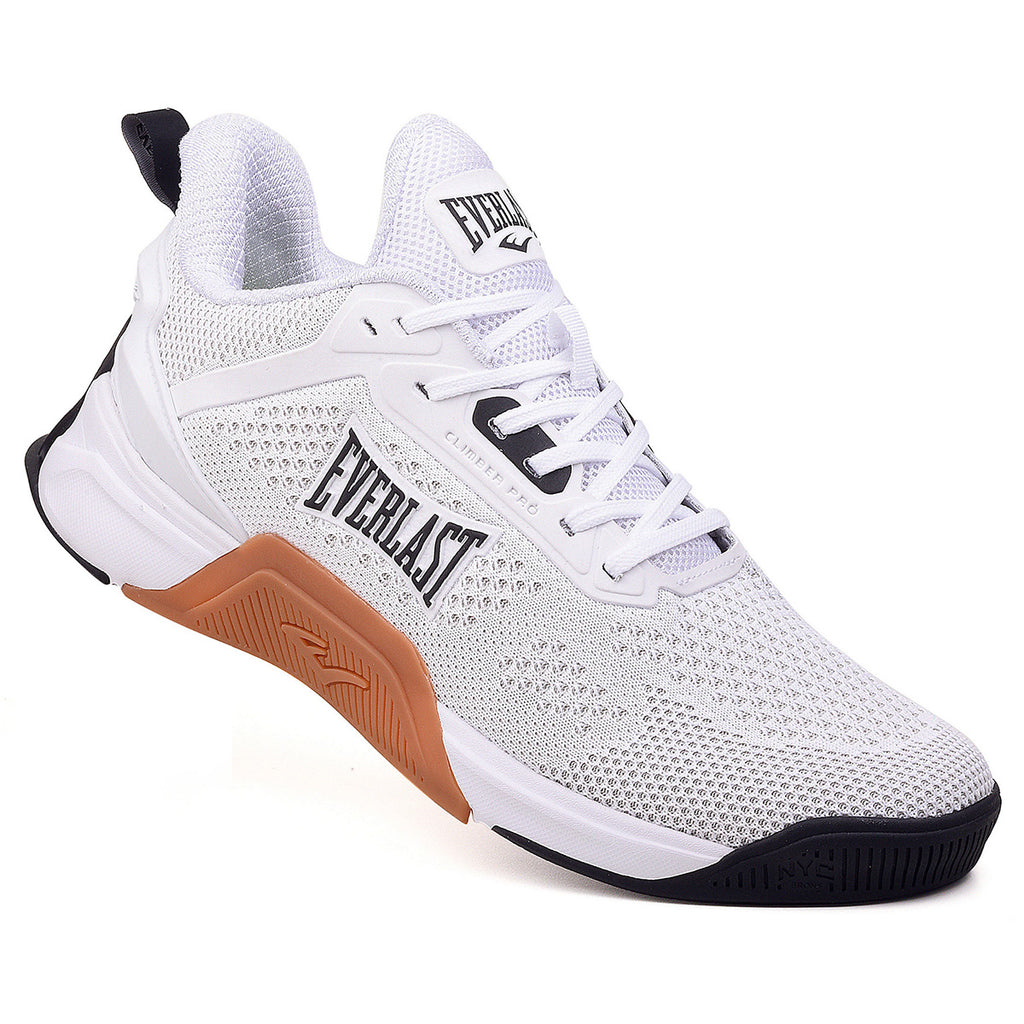 Tênis de Cross Everlast Climber Pro - Branco / Preto - Unissex - TÊNIS COM  FORMA GRANDE ! COMPRAR UM NUMERO MENOR QUE O HABITUAL.