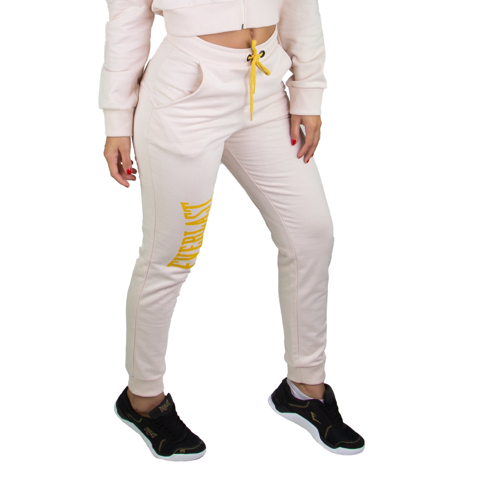 CALÇA CASUAL EVERLAST MOLETOM NUDE