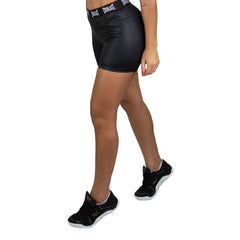 SHORTS ELASTICO EVERLAST TECIDO TEXTURA PRETO