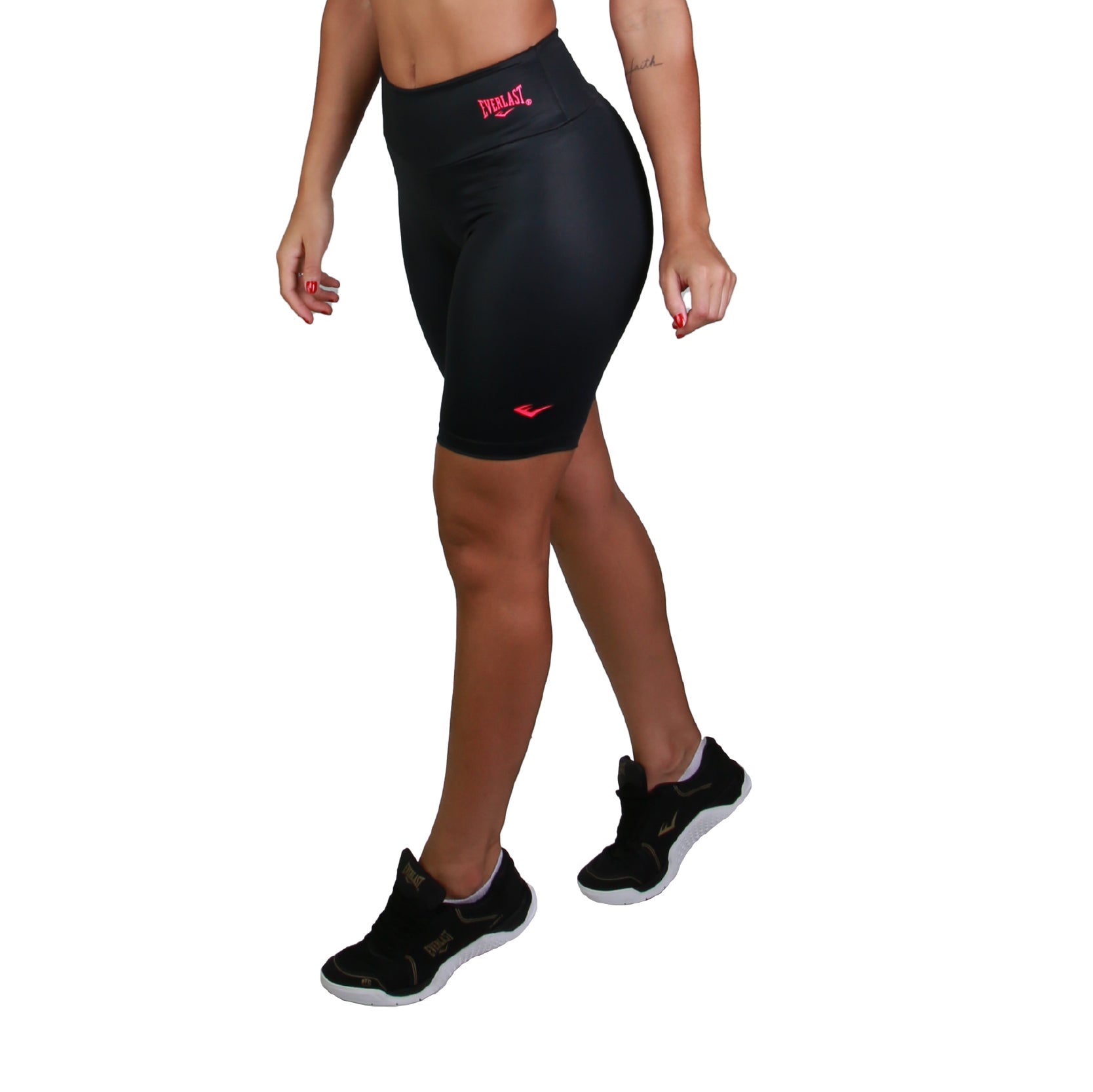 Bermuda Cirre Everlast - Preto - Feminino